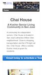 Mobile Screenshot of chaihouse.org